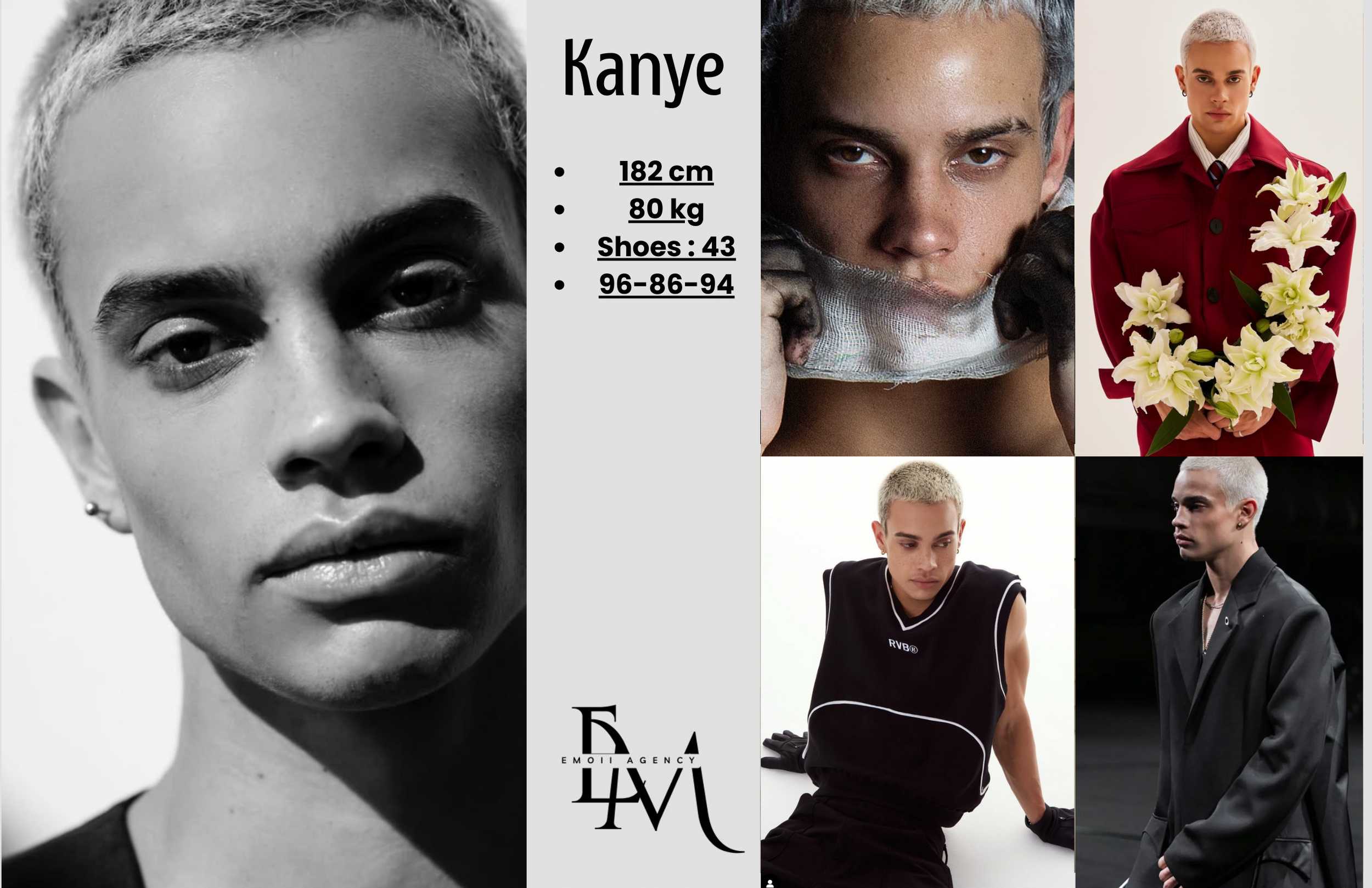 Kanye compcard