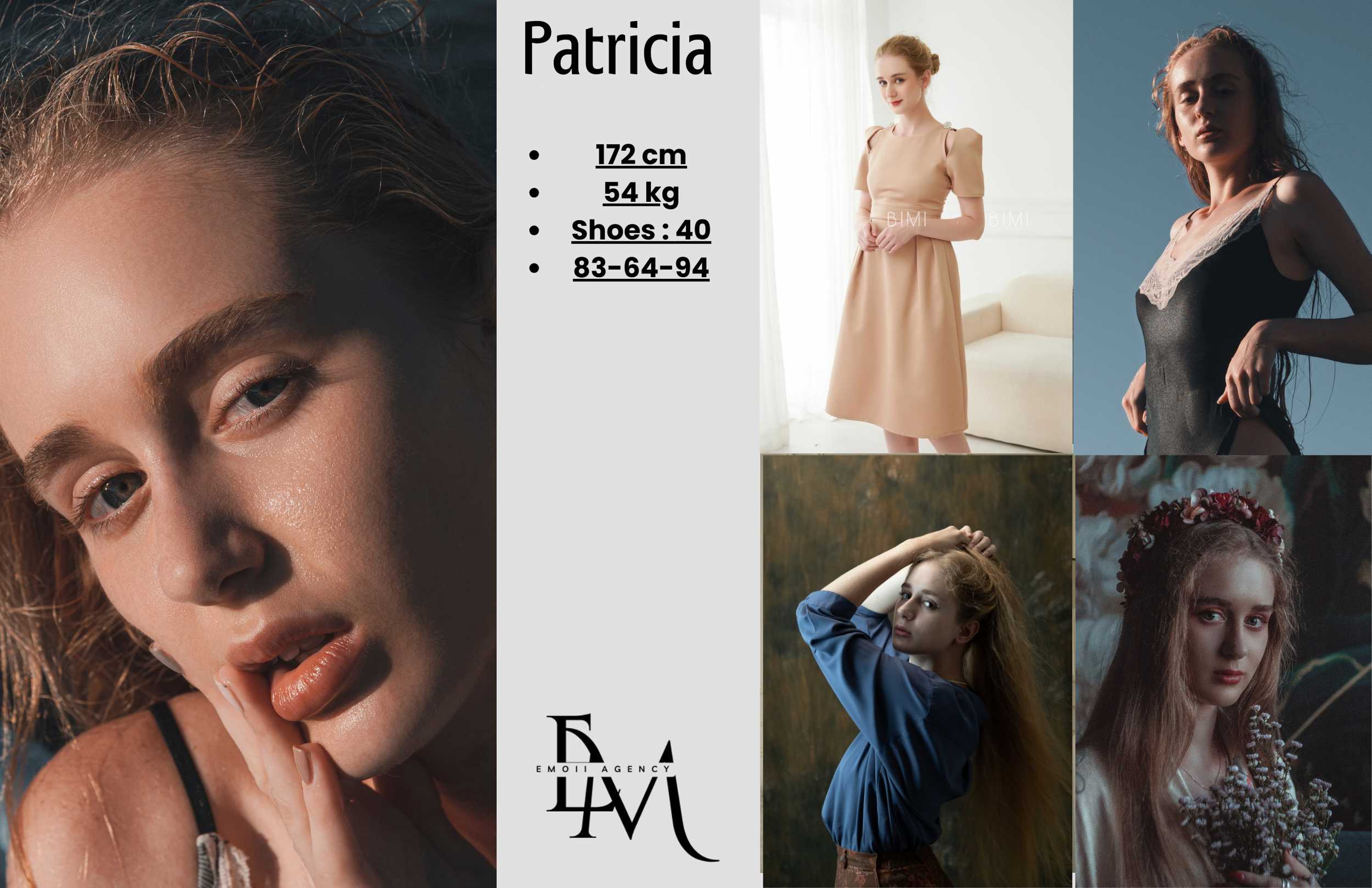 Patricia comp card